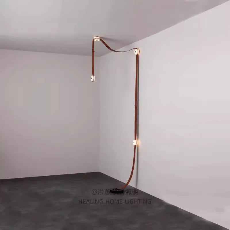 Black Leather Marble Chandeliers | Adjustable Dining Room Lamps | Easy Installation Home Decor