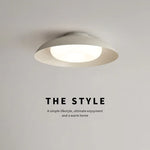 Modern White LED Pendant Light | Nordic Metal Ceiling Lamp | Dimmable Round Indoor Lighting