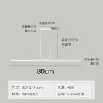 Black LED Ceiling Chandelier for Dining Room Kitchen Island - Modern Hanging Fixture