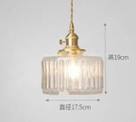 Blue Glass Pendant Lights - Bedroom Dinning Living Room Fixtures