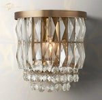 Crystal LED Wall Sconce Light Fixture - Portia Collection