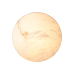 Semicircular Alabaster Wall Lamp