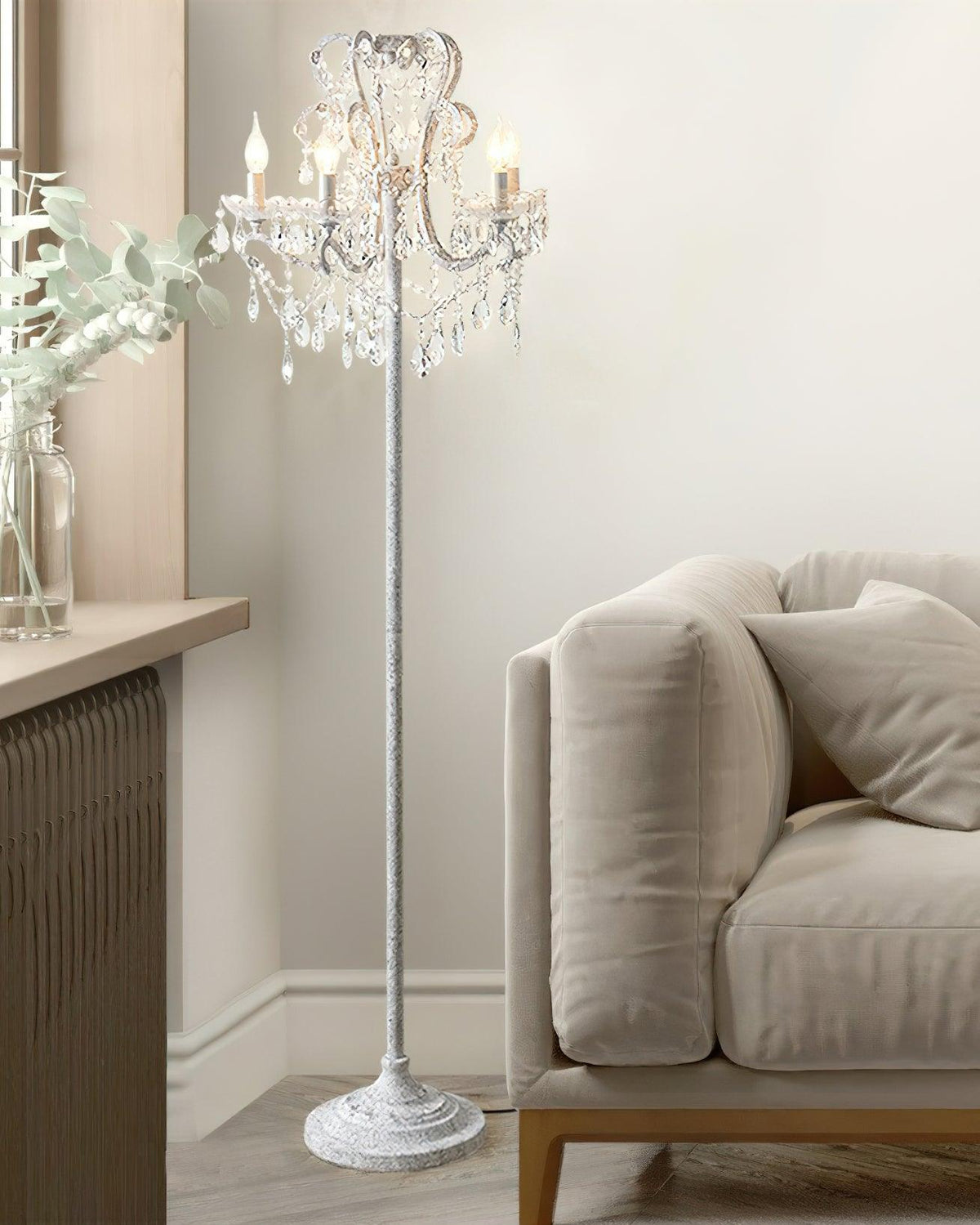Seraphina Crystal Floor Lamp 20.9"