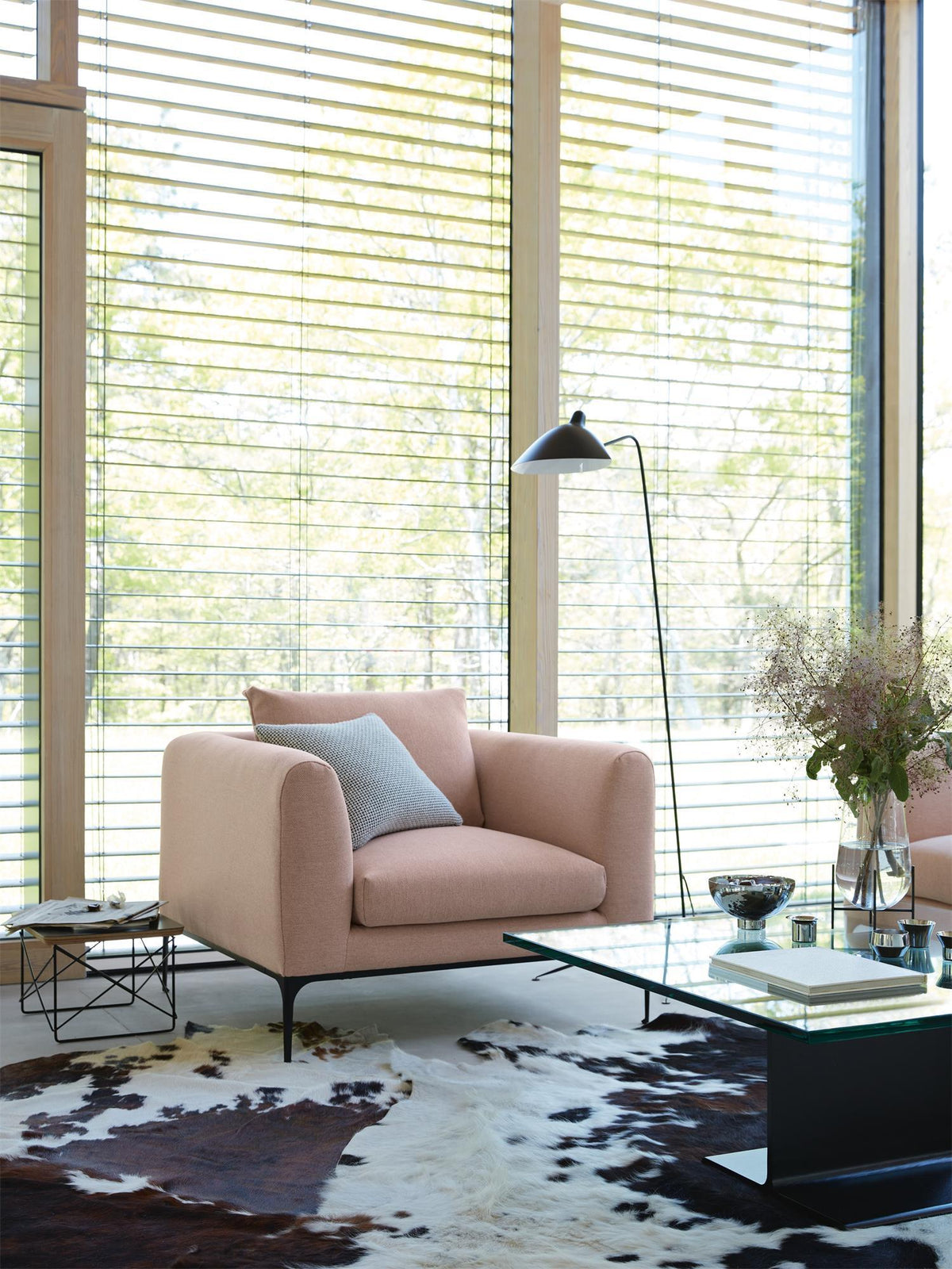 Serge Mouille Floor Lamp 28.3"