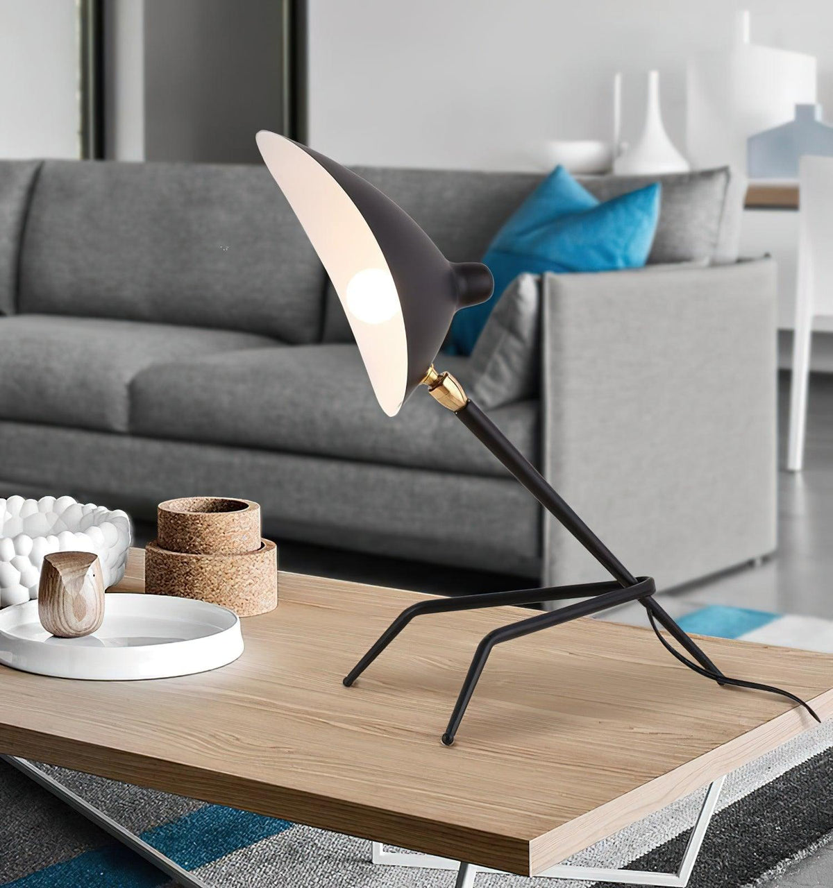 Serge Mouille Table Lamp 22.4"