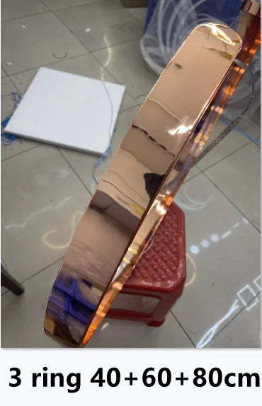 Nordic Ring LED Pendant Chandelier for Home Living Dining Kitchen Lighting