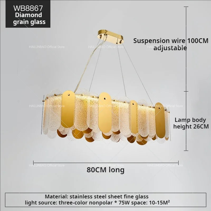 Postmodern Chandelier: LED Living Room Diningroom Bedroom Clothing Store Light