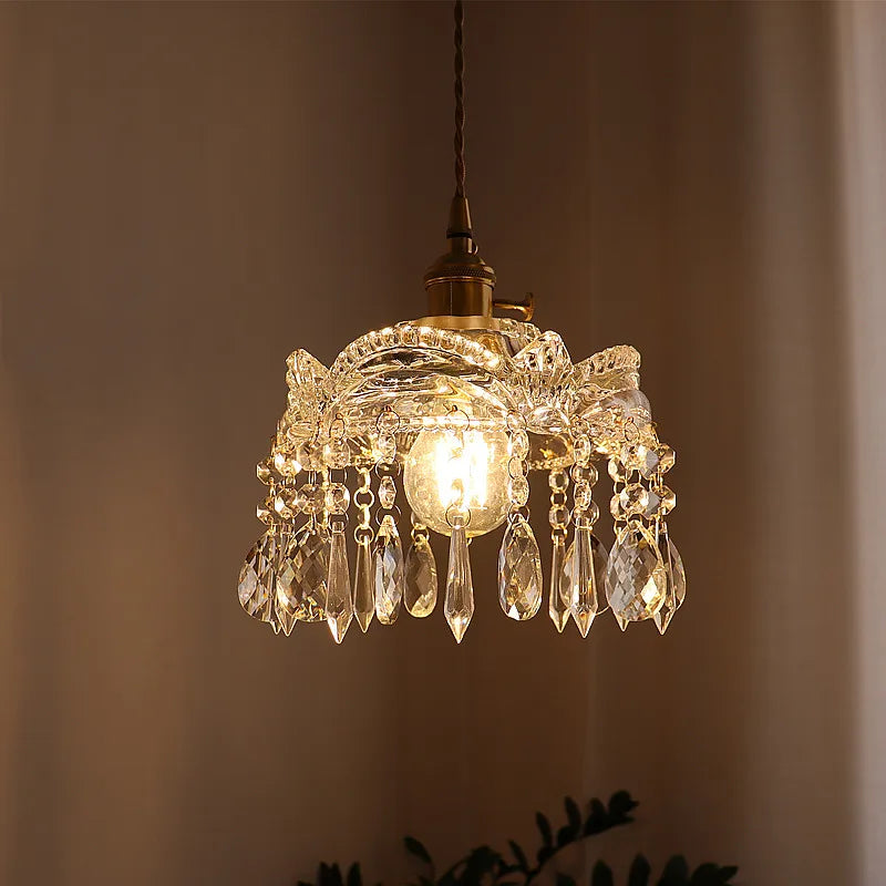 Copper Socket Pendant Light: Modern Nordic Balcony Kitchen Dining room Suspension Luminaire