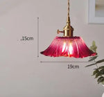 Blue Glass Pendant Lights - Bedroom Dinning Living Room Fixtures