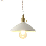 Ceramic Knob Switch LED Pendant Light, Nordic Modern Hang Lamp