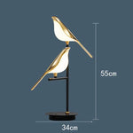 LED Bird Desk Lamp for Bedroom Living Room