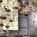 Ballet Pendant Lamp Clear Amber Glass Shade Restaurant Bedroom Lighting