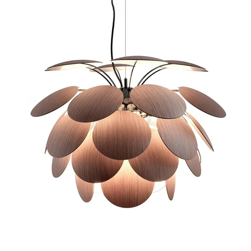 Pine Cone Pendant Chandelier with G9 Bulb - Designer Ceiling Light