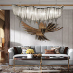 Modern Chain Chandelier for Luxury Dining Table and Home Decor