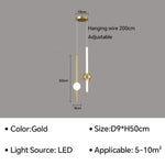 Nordic Simple LED Pendant Lamp | Living Room Bedroom Kitchen Restaurant Decor