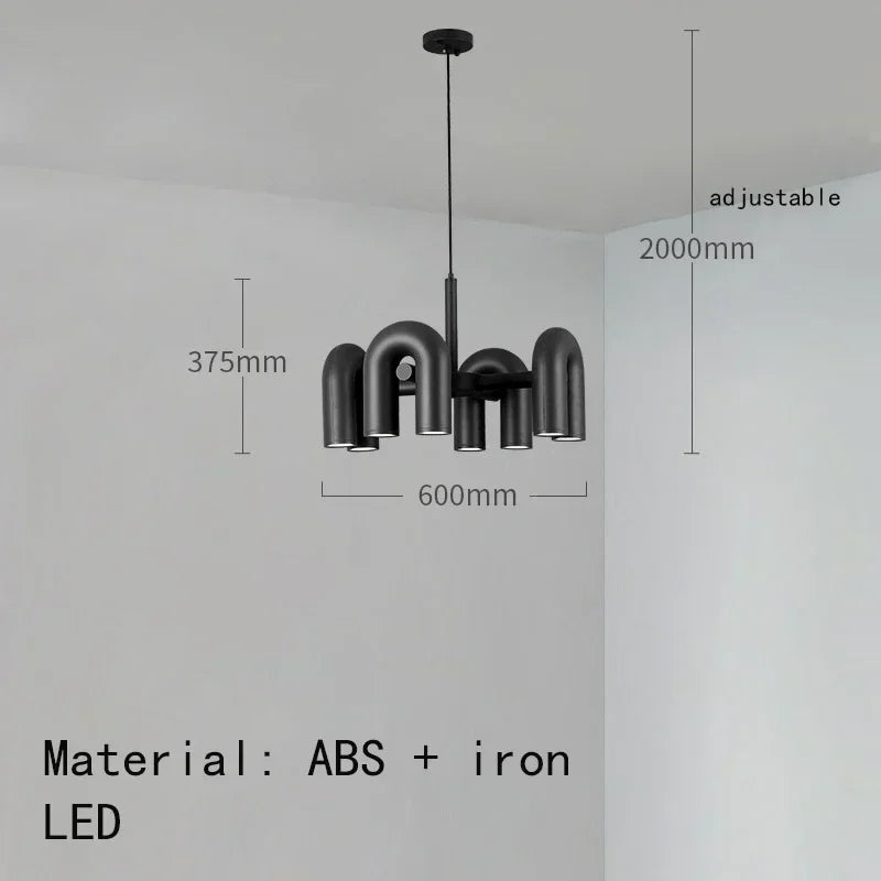 Nordic Chandelier: Adjustable Pendant Lights, Ceiling Hanging Lamp