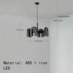 Nordic Chandelier: Adjustable Pendant Lights, Ceiling Hanging Lamp