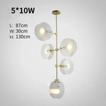 Nordic Acrylic Ceiling Chandelier for Living Room Dining Kitchen Bedroom Lighting