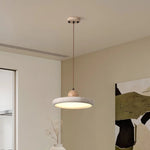 LED Wood Pendant Lamp Dining Living Room Adjustable Light Fixture