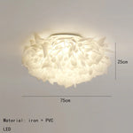 Luxury Petal Ceiling Lamp for Bedroom Foyer Dining Room Lighting