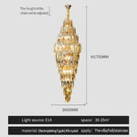 European Duplex Crystal Chandelier for Elegant Luxury Living