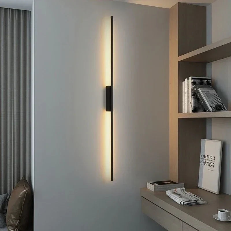 Nordic Slim LED Wall Sconces for Bedroom & Living Room