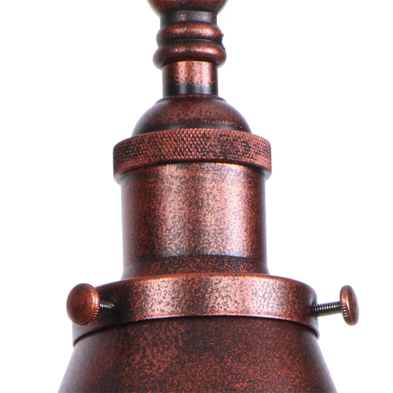 Afralia™ Retro LED Swing Arm Bedside Wall Lamp Rustic Industrial Iron Loft Wall Light