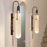Modern Glass Wall Sconce Light Fixture for Bedside Living Room
