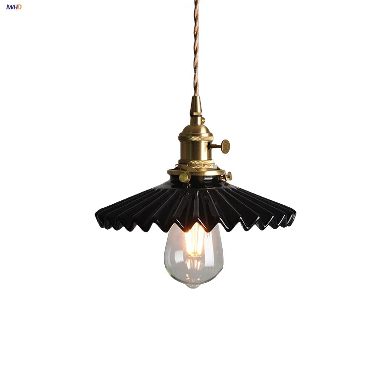 Afralia™ Ceramic Black LED Pendant Lights Modern Nordic Design Hanglampen