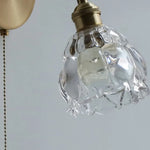 Clear Glass LED Wall Sconce Modern Rotate Stair Light