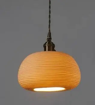 Green Glass Pendant Light for Bedroom, Dining, and Living Room