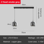 Modern Glass LED Pendant Lights for Dining Room Kitchen Table & B&B Loft Stair Chandeliers