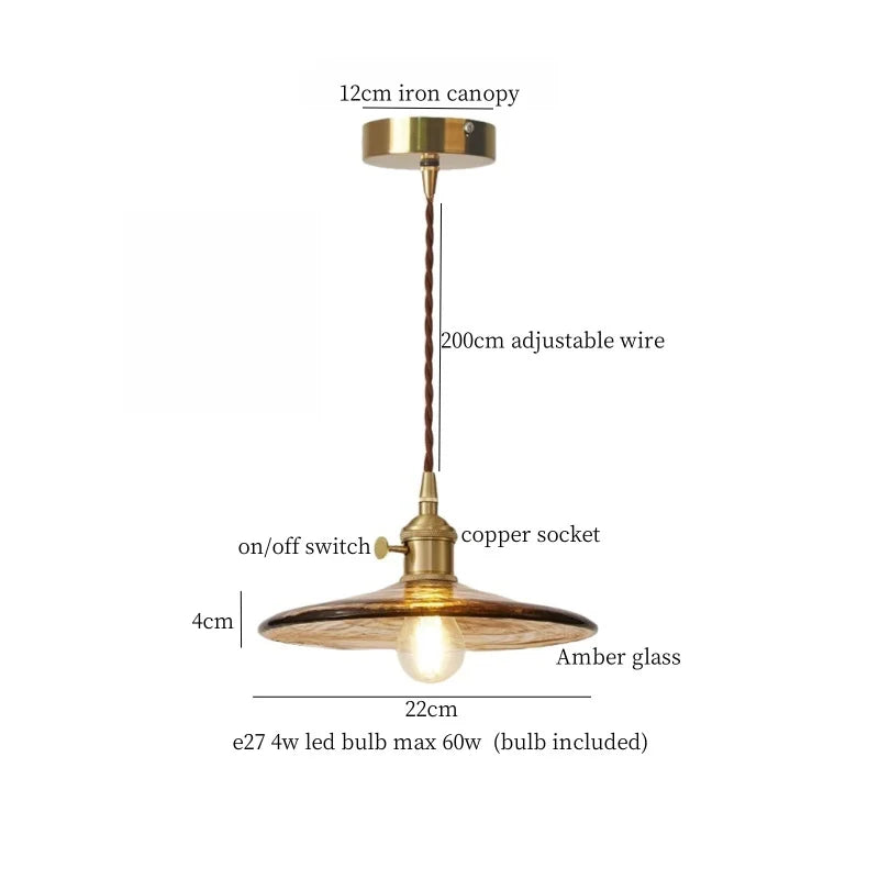Afralia™ Brass Glass Lotus Leaf LED Pendant Lamp: Nordic Minimalism for Living, Dining, Bedroom