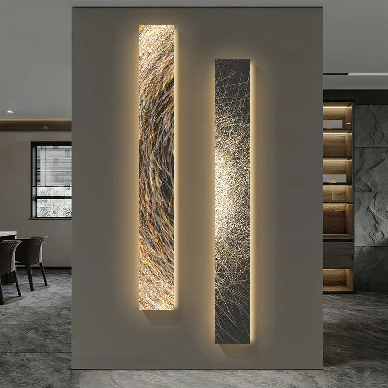 LED Indoor Painting Decoration Strip Wall Hanging Lamp for Living Room & Hotel