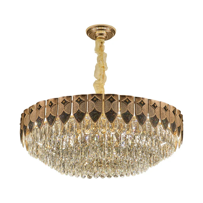 Crystal Chandelier: Modern Luxury for Living Room, Bedroom, Dining Room