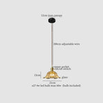 White Glass LED Pendant Lights for Modern Minimalist Decoration