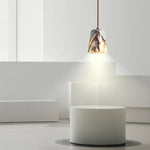 Bulgari Stone LED Pendant Lamp - Natural Marble Hanging Light