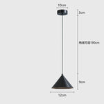Brushed Sliver Black Pendant Light Chandelier for Bedroom Kitchen Dining Room