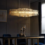 Aresso Stainless Steel Dining Room Chandelier