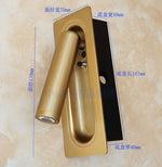 Adjustable Bedside LED Wall Lamp for Modern Hotel Guest Rooms