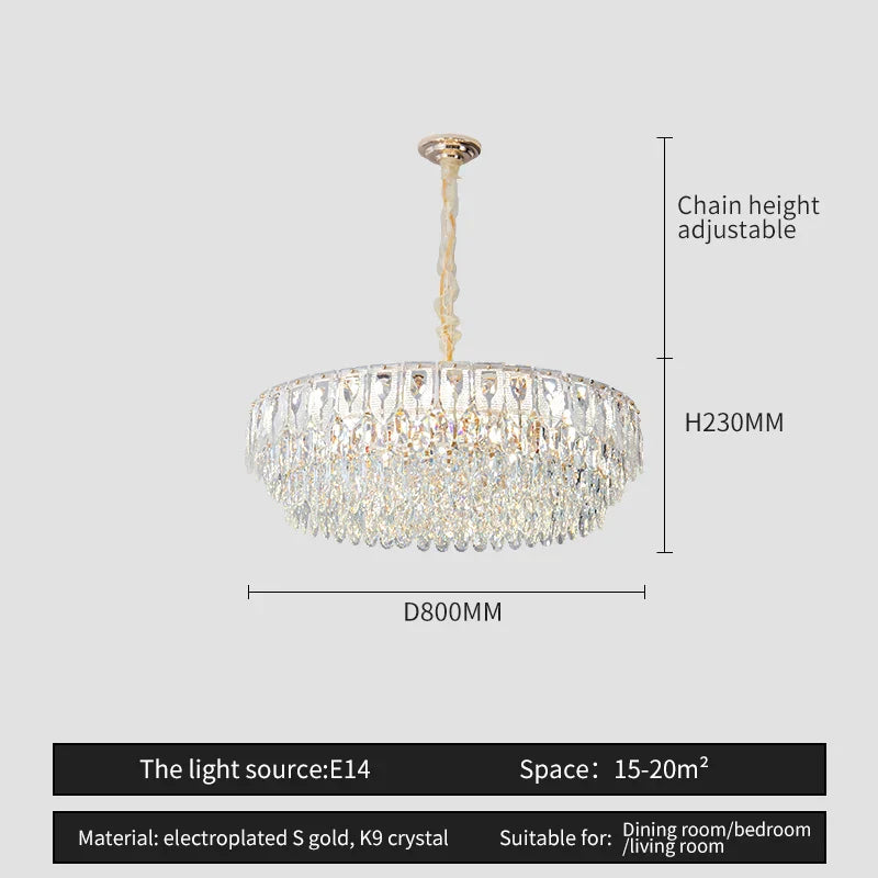 Crystal Chandelier: Modern Luxury Lighting for Home, Hotel, Restaurant