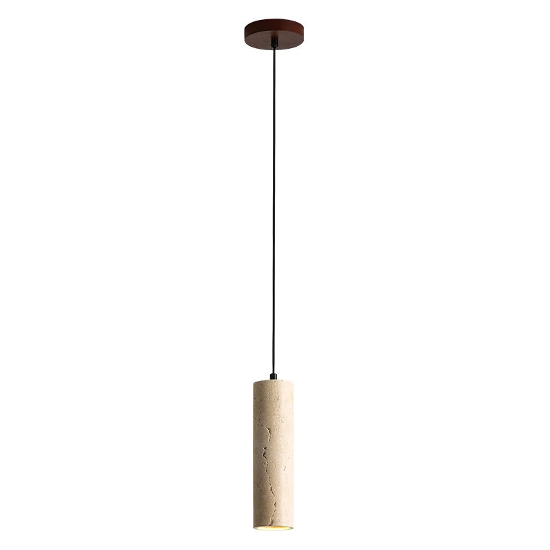 Travertine LED Pendant Lamp for Bar Bedroom Living Room Décor