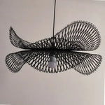 Bamboo Pendant Lights: Japanese Handmade Kitchen Island Chandeliers