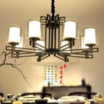 Zen Copper Chandelier for Living Room, Dining Room, Hotel, Restaurant