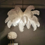 Nordic Feather LED Pendant Lamp - Luxe Home Decor & Indoor Lighting