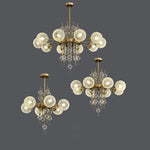 Gold Chrome Bubble Ceiling Chandelier: 2025 Trend Hanging Lamps for Living Room