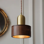 LED Wood Pendant Light Fixture | Adjustable Hanging Lamp for Home Decor