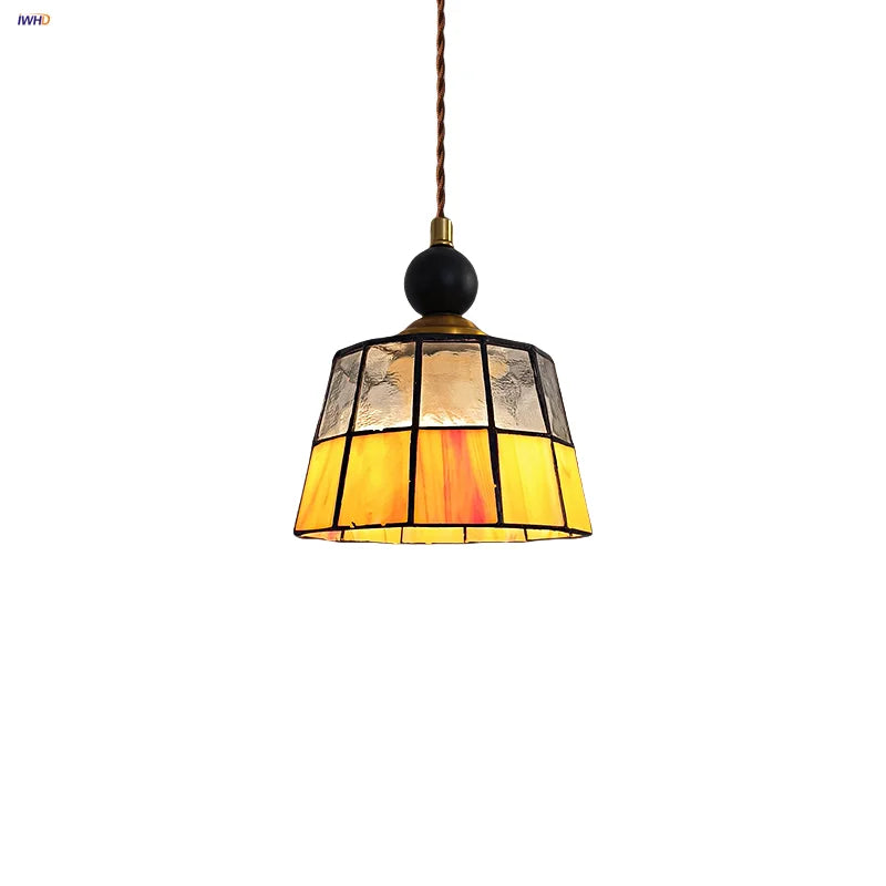 Tiffany Glass LED Pendant Lights for Nordic Modern Home Decor & Restaurant