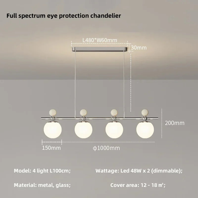 Modern Full Spectrum LED Pendant Hanging Light for Dining Room Decor