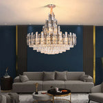 Oval Crystal Chandelier Lighting for Dinning Room